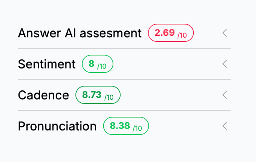 Conjunto completo de evaluaciones