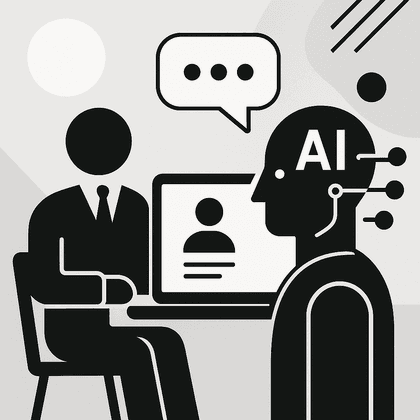 AI interviews in English