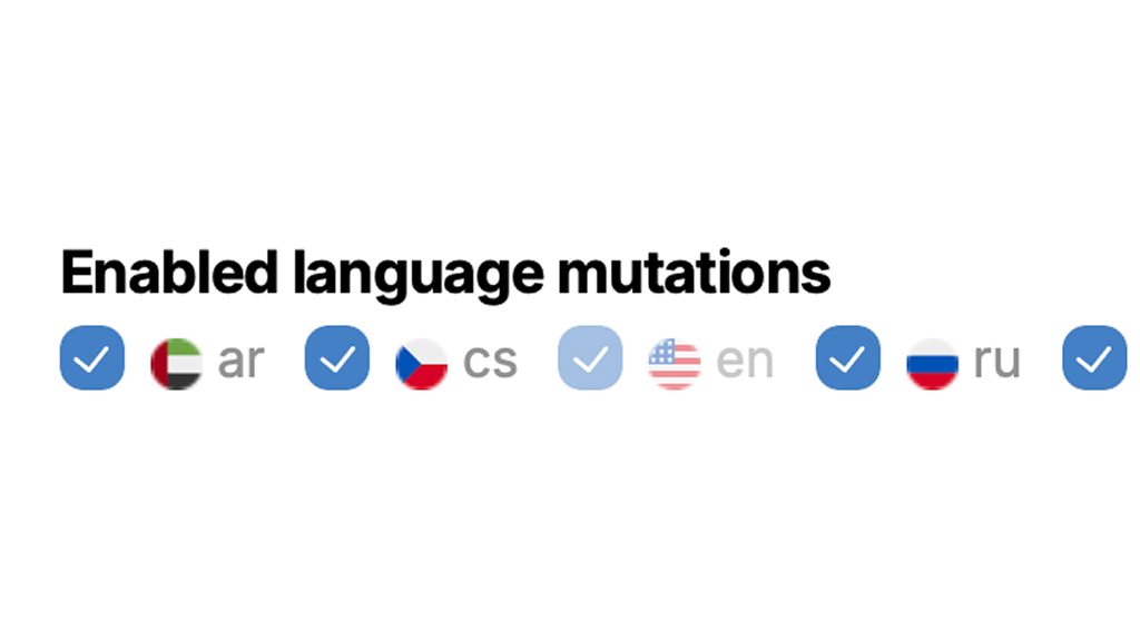 Interview page in multiple languages